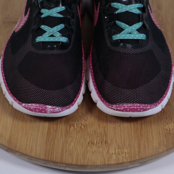 Nike Free 3.0 Running Sneakers Shoes Women 8 Black Pink - Picture 8 of 14
